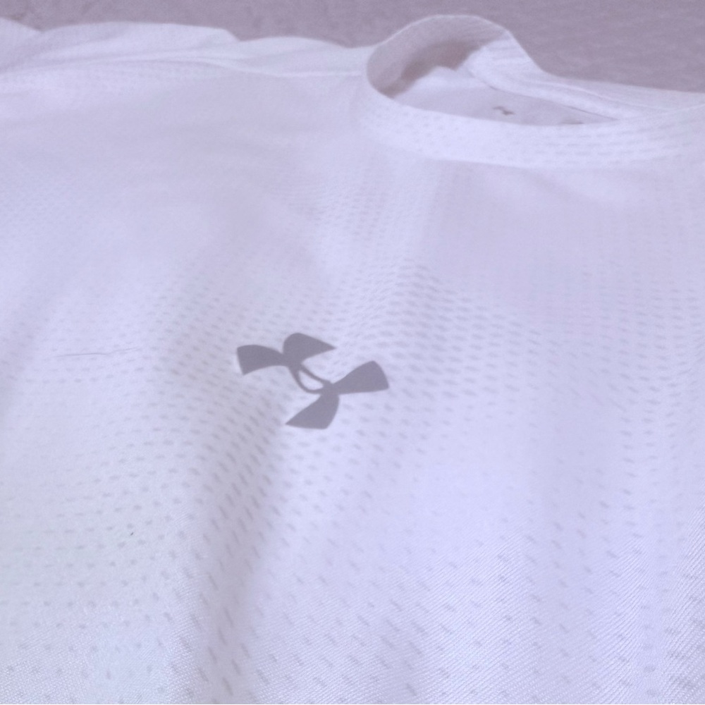Under Armour Men's Short Sleeve White Tee
